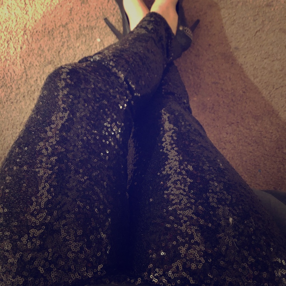 Sequin pants